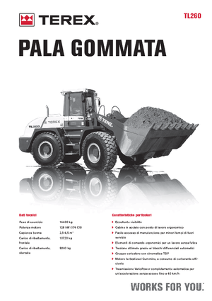 Колісні навантажувачі Terex TL 260