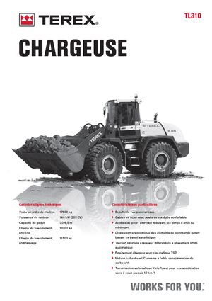 Колісні навантажувачі Terex TL 310