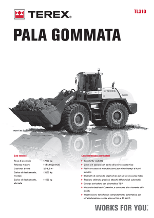Колісні навантажувачі Terex TL 310