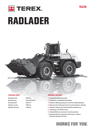 Колісні навантажувачі Terex TL 310