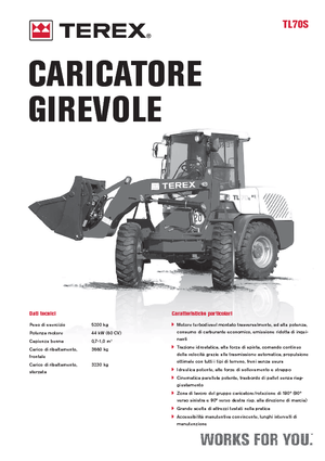 Колісні навантажувачі Terex TL 70 S