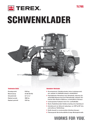 Колісні навантажувачі Terex TL 70 S
