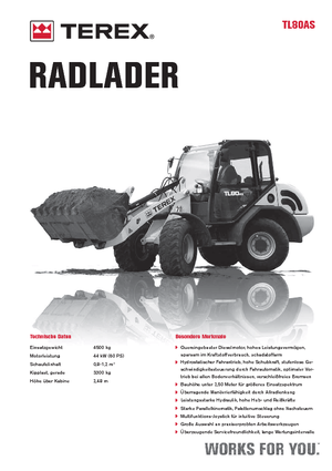 Колісні навантажувачі Terex TL 80 AS