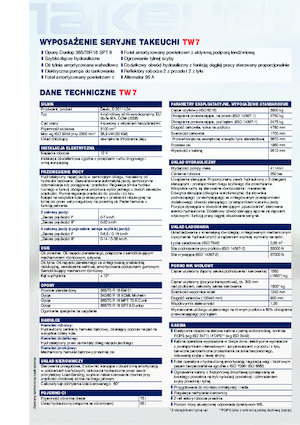 Колісні навантажувачі Takeuchi TW 7