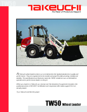 Колісні навантажувачі Takeuchi TW50