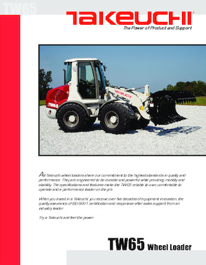 Колісні навантажувачі Takeuchi TW65