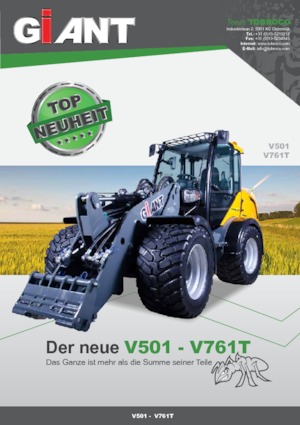 Колісні навантажувачі Giant V 761 T