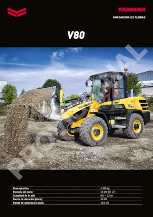 Колісні навантажувачі Yanmar V 80