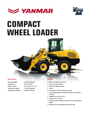 Колісні навантажувачі Yanmar V12