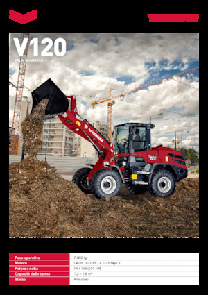 Колісні навантажувачі Yanmar V120