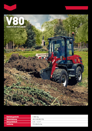 Колісні навантажувачі Yanmar V80