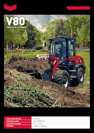 Колісні навантажувачі Yanmar V80