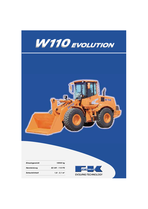 Колісні навантажувачі Fiat Kobelco W 110 Evolution