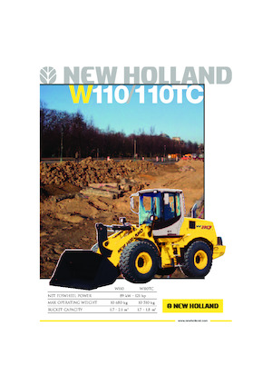 Колісні навантажувачі New Holland W110TC