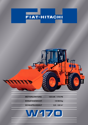 Колісні навантажувачі Fiat-Hitachi W 170