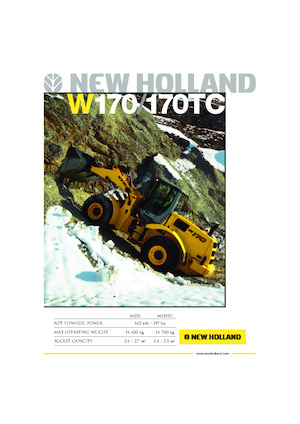 Колісні навантажувачі New Holland W 170 TC