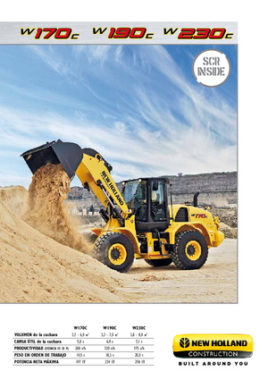 Колісні навантажувачі New Holland W 170 TC