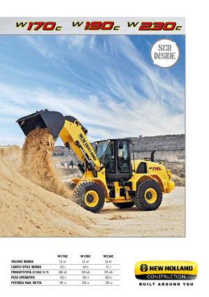 Колісні навантажувачі New Holland W 170 TC