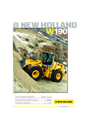 Колісні навантажувачі New Holland W 190