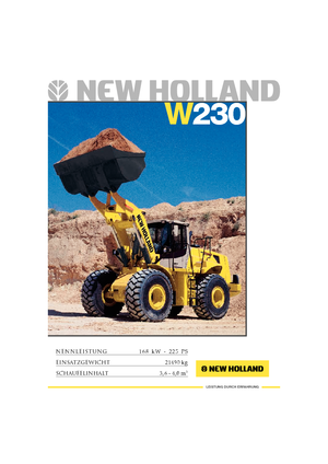 Колісні навантажувачі New Holland W 230