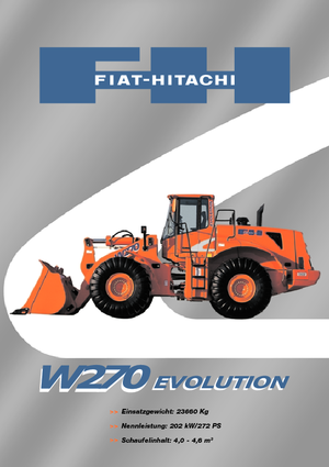 Колісні навантажувачі Fiat-Hitachi W 270