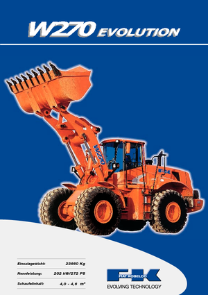 Колісні навантажувачі Fiat Kobelco W 270 Evolution