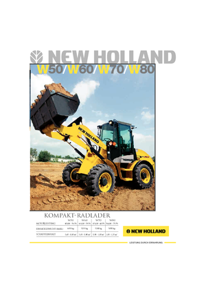 Колісні навантажувачі New Holland W 70