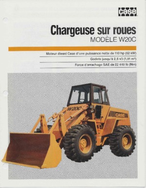 Колісні навантажувачі Case W20C