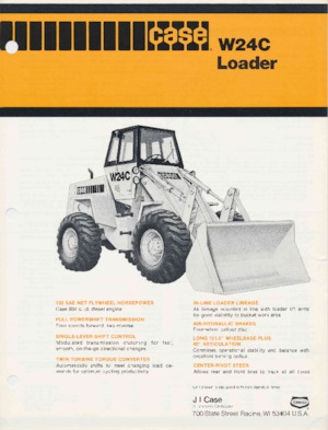 Колісні навантажувачі Case W24C