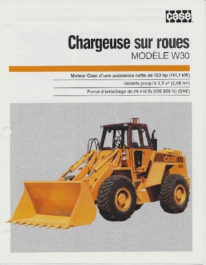 Колісні навантажувачі Case W30