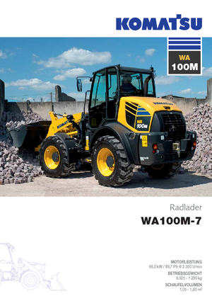 Колісні навантажувачі Komatsu WA100M-7