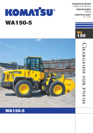 Колісні навантажувачі Komatsu WA150-5
