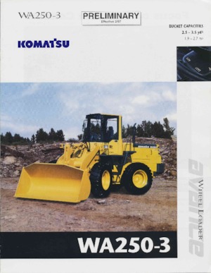 Колісні навантажувачі Komatsu WA 180-3