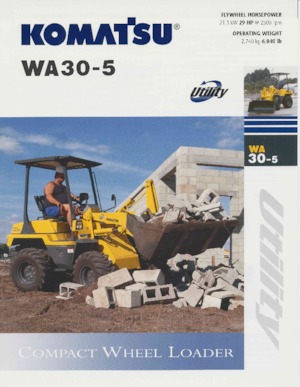 Колісні навантажувачі Komatsu WA 30-5