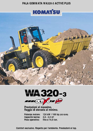Колісні навантажувачі Komatsu WA320-3 active Plus