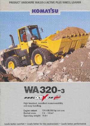 Колісні навантажувачі Komatsu WA 320-3