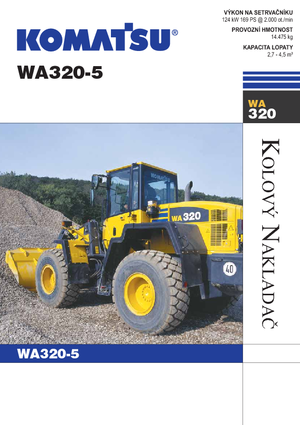Колісні навантажувачі Komatsu WA320-5