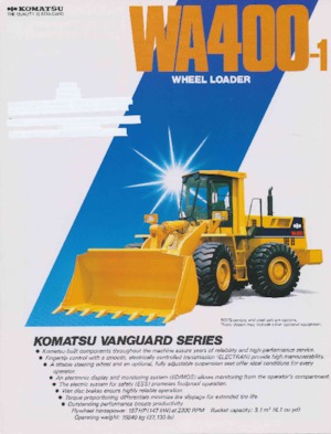 Колісні навантажувачі Komatsu WA 400-1