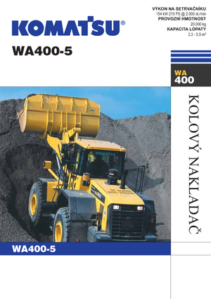 Колісні навантажувачі Komatsu WA400-5