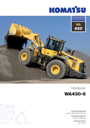 Колісні навантажувачі Komatsu WA430-6E0