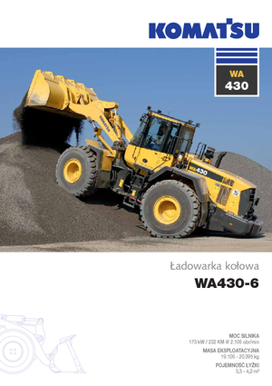 Колісні навантажувачі Komatsu WA430-6E0