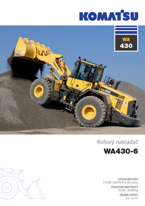 Колісні навантажувачі Komatsu WA430-6E0