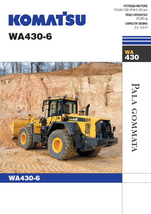 Колісні навантажувачі Komatsu WA430-6E0