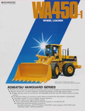 Колісні навантажувачі Komatsu WA 450-1