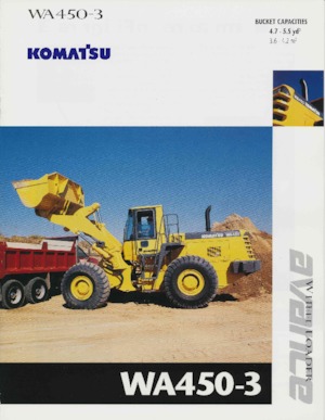 Колісні навантажувачі Komatsu WA 450-3