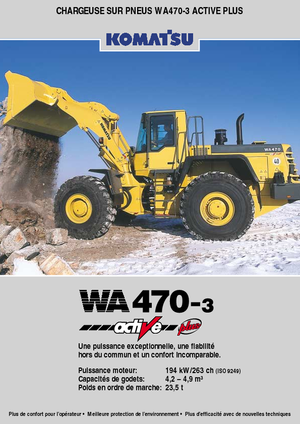 Колісні навантажувачі Komatsu WA470-3 active Plus