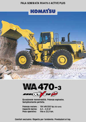 Колісні навантажувачі Komatsu WA470-3 active Plus