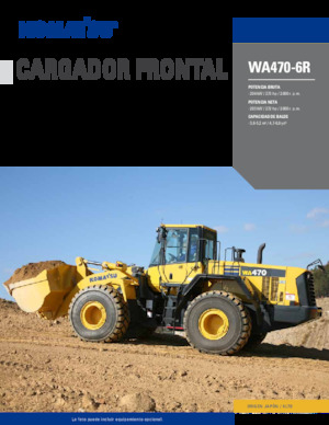 Колісні навантажувачі Komatsu WA 470-6R