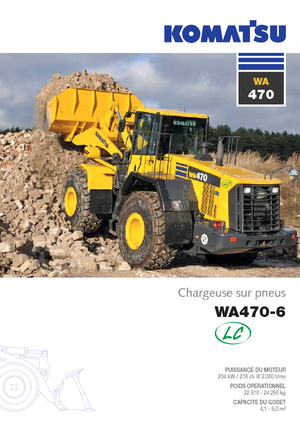 Колісні навантажувачі Komatsu WA470LC-6