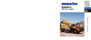 Колісні навантажувачі Komatsu WA600-6